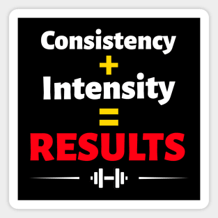 Workout Motivation | Consistency + intensity = results Magnet